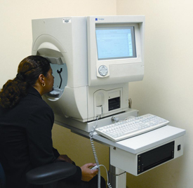 Testing for glaucoma